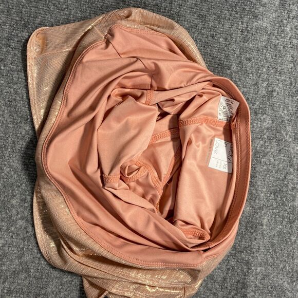 Lucky In Love Skirt Skort Womens XS Pink Metallic Scallop Tennis Golf Pickleball - Picture 7 of 8